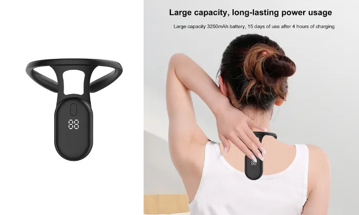 Sitting Posture Correction Artifact Black