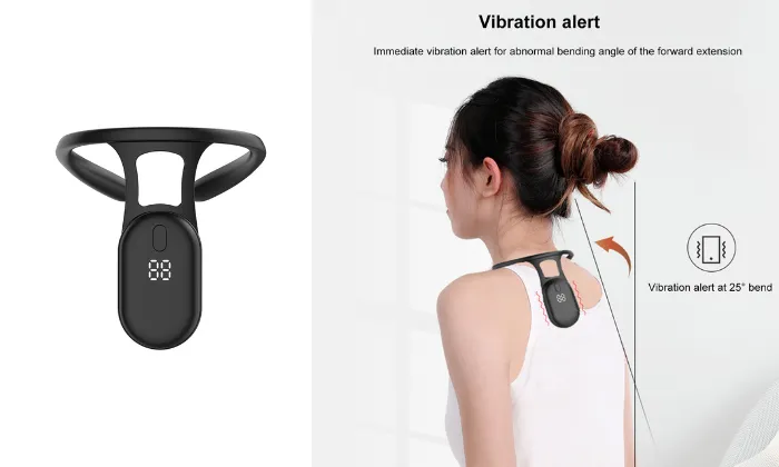 Sitting Posture Correction Artifact Black