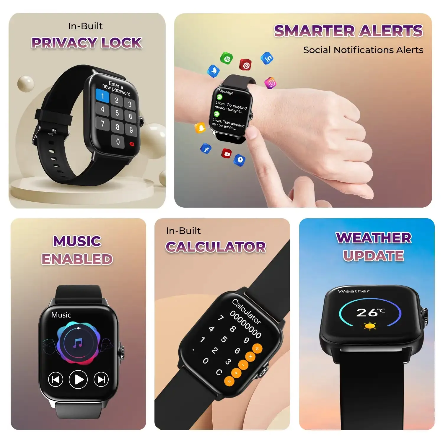 Smart watch FITSO (LSW-003)