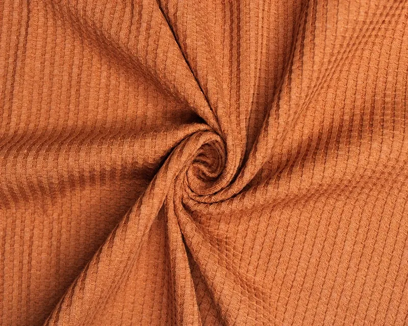 SOFT WAFFLE COTTON JERSEY FABRIC PER METRE