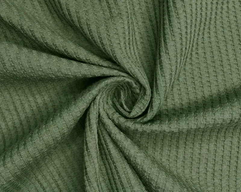SOFT WAFFLE COTTON JERSEY FABRIC PER METRE