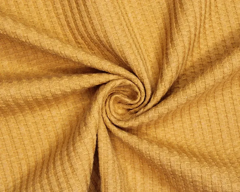 SOFT WAFFLE COTTON JERSEY FABRIC PER METRE
