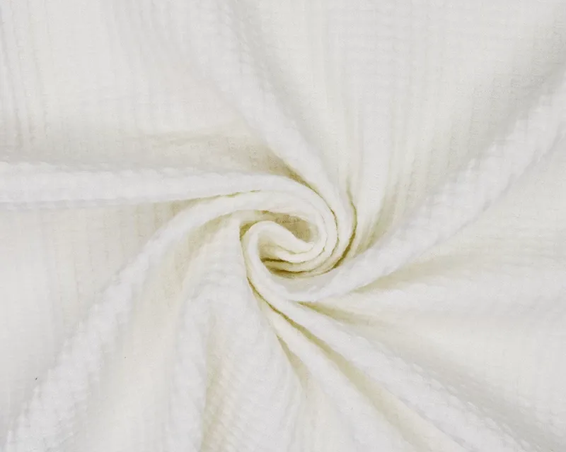 SOFT WAFFLE COTTON JERSEY FABRIC PER METRE