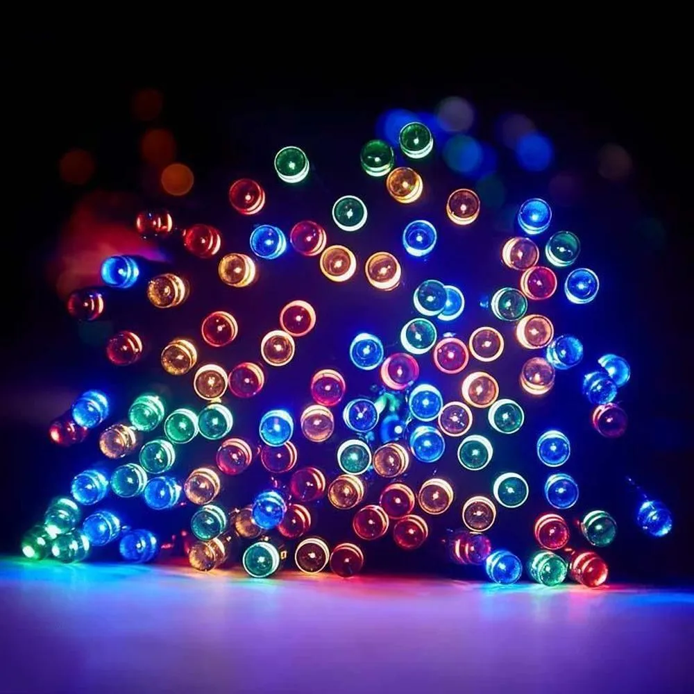 Solar-Powered LED Fairy Lights