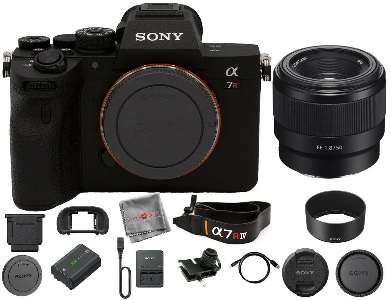 Sony Alpha a7R IVA Mirrorless Digital Camera with FE 50mm f/1.8 Lens