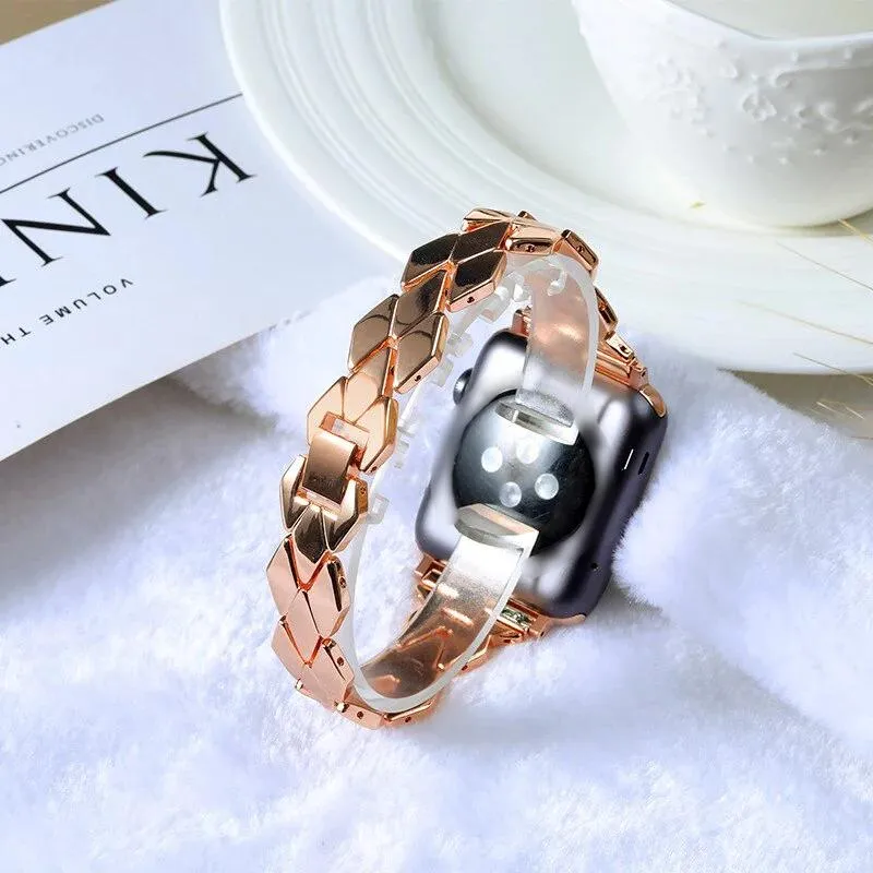 Stainless Steel Apple Strap for Women