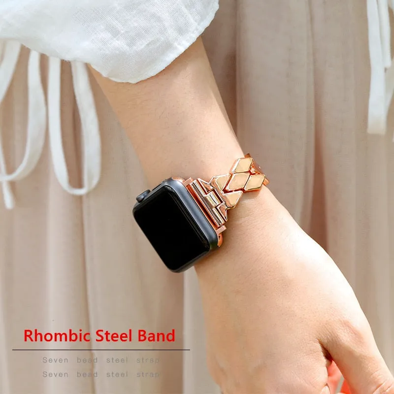 Stainless Steel Apple Strap for Women
