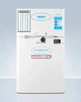 Summit AGP34RFLCAL 19" Wide General Purpose Refrigerator-freezer