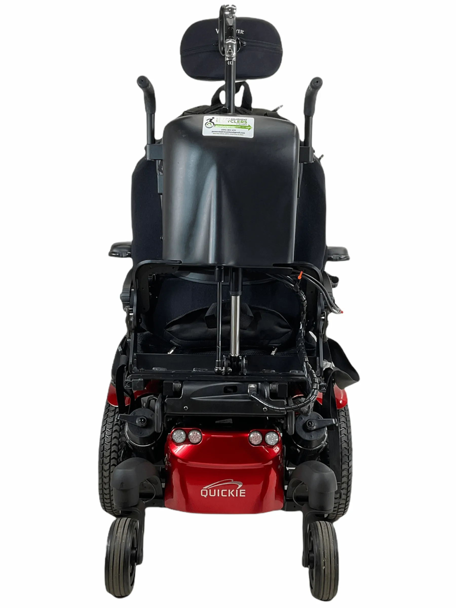 Sunrise Medical Quickie QM-710 Rehab Power Chair |  Tilt, Recline, Power Legs | 17" x 16" Seat