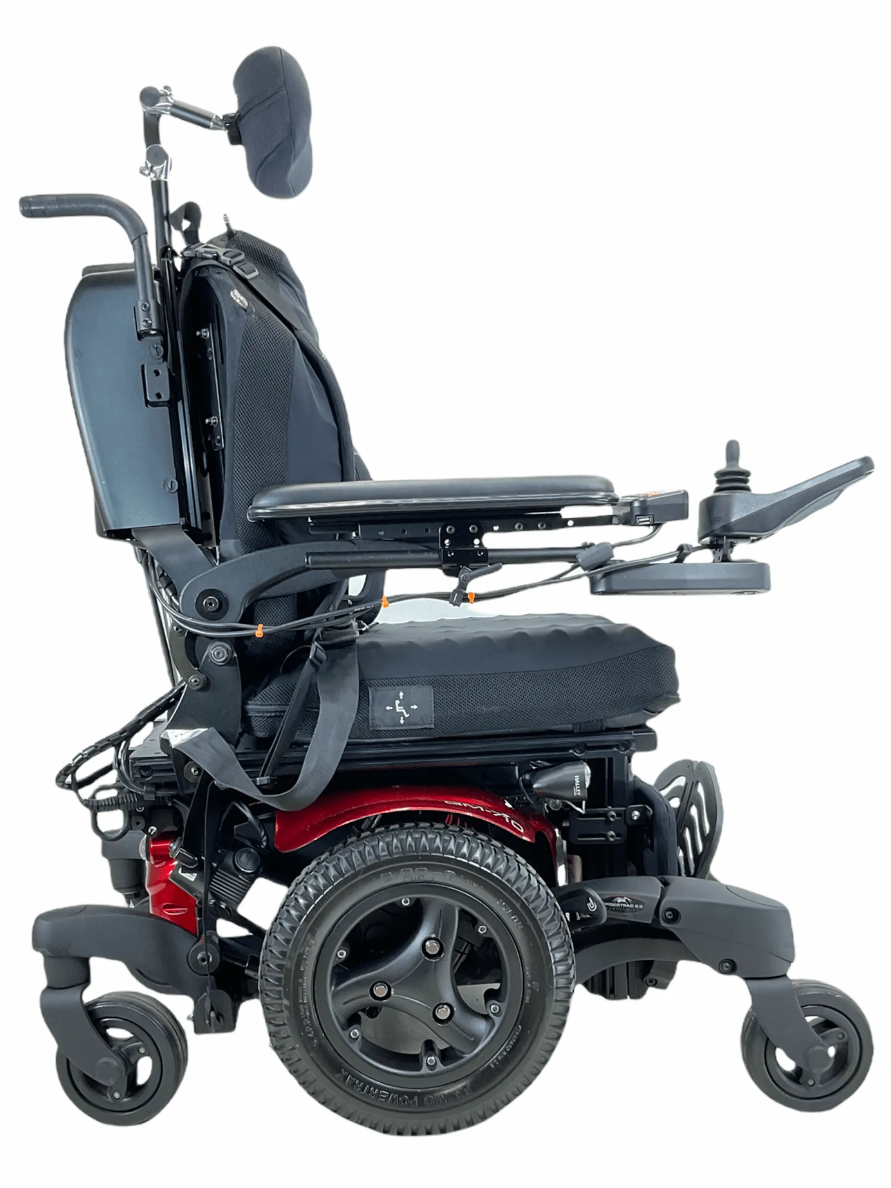 Sunrise Medical Quickie QM-710 Rehab Power Chair |  Tilt, Recline, Power Legs | 17" x 16" Seat