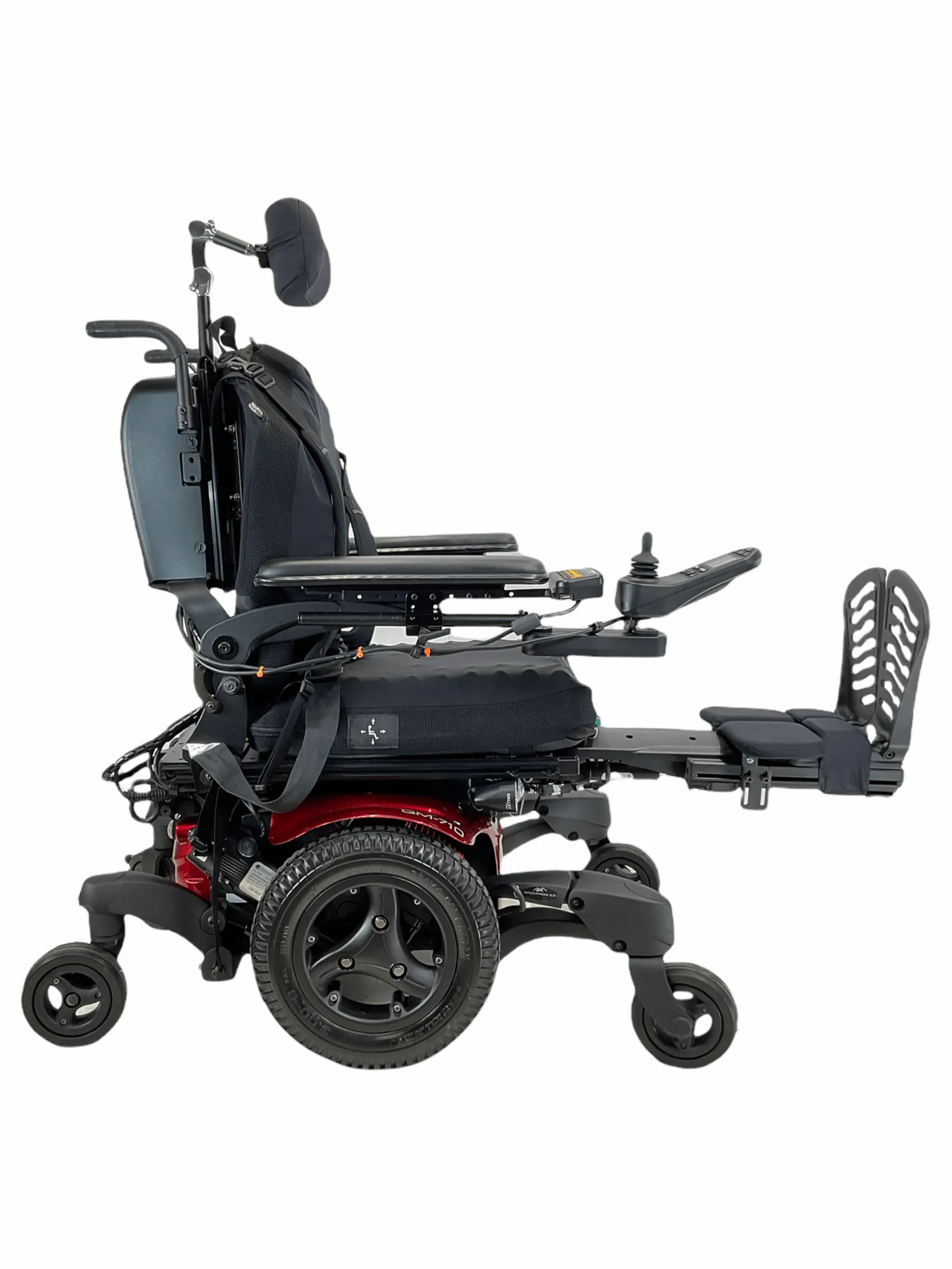 Sunrise Medical Quickie QM-710 Rehab Power Chair |  Tilt, Recline, Power Legs | 17" x 16" Seat