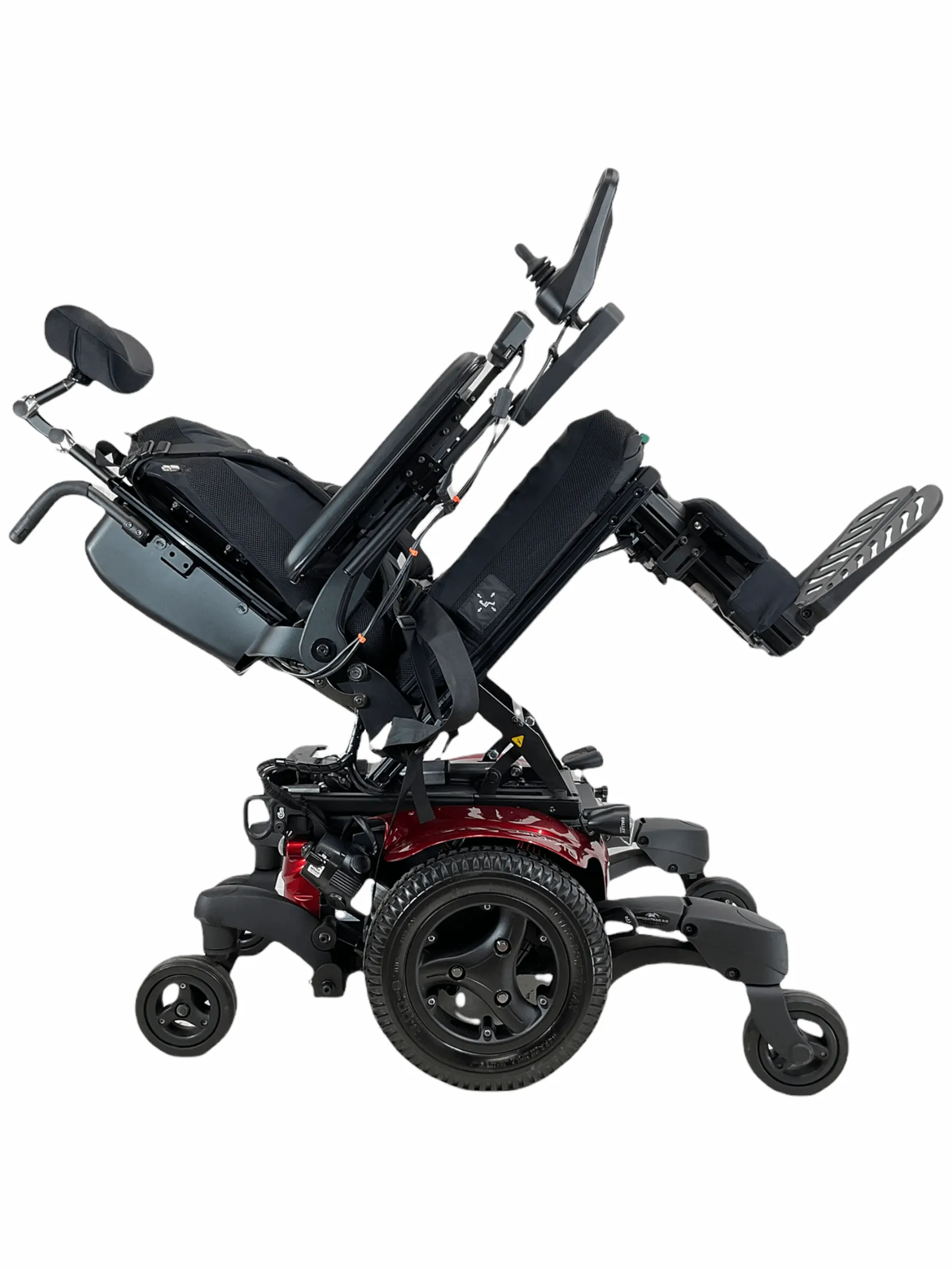 Sunrise Medical Quickie QM-710 Rehab Power Chair |  Tilt, Recline, Power Legs | 17" x 16" Seat