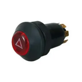 Switch Hazard Push-Push Button 12 volt Cd1
