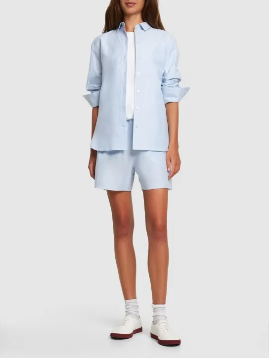 The Row   Metis cotton poplin shirt 