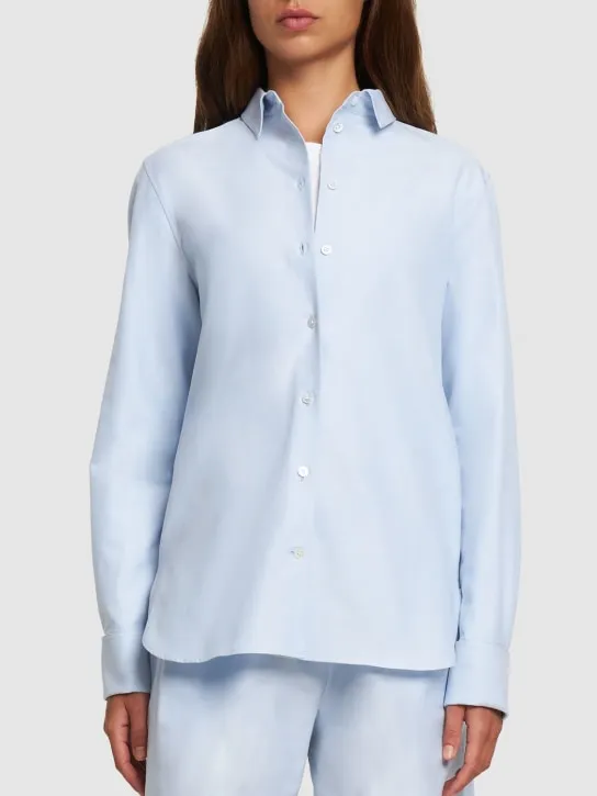 The Row   Metis cotton poplin shirt 