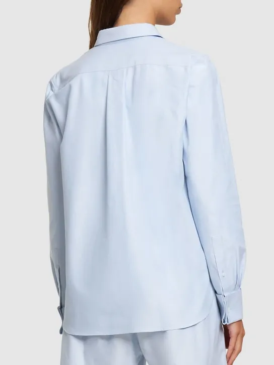 The Row   Metis cotton poplin shirt 