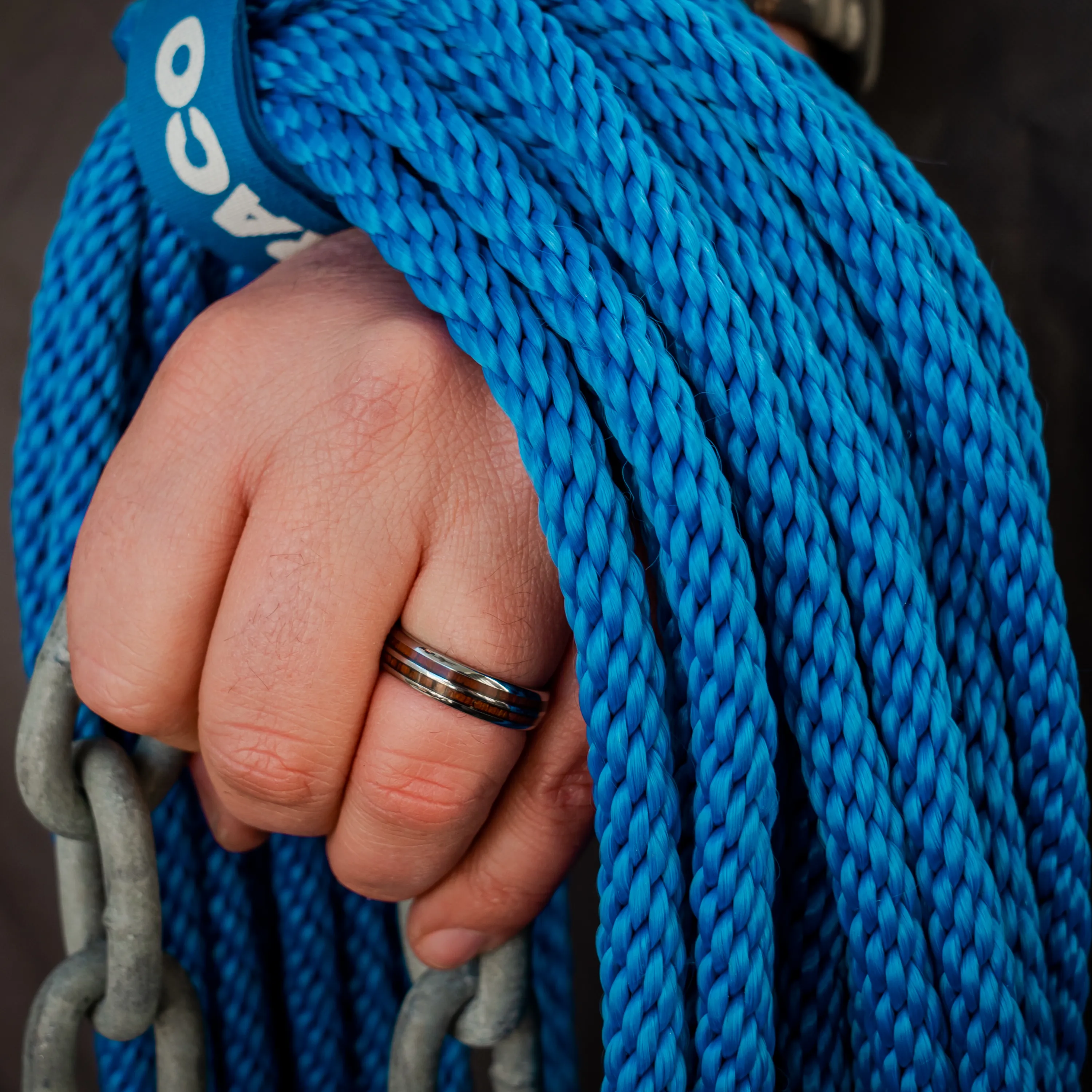The Silver Wood Barrel Ring (6mm Width)