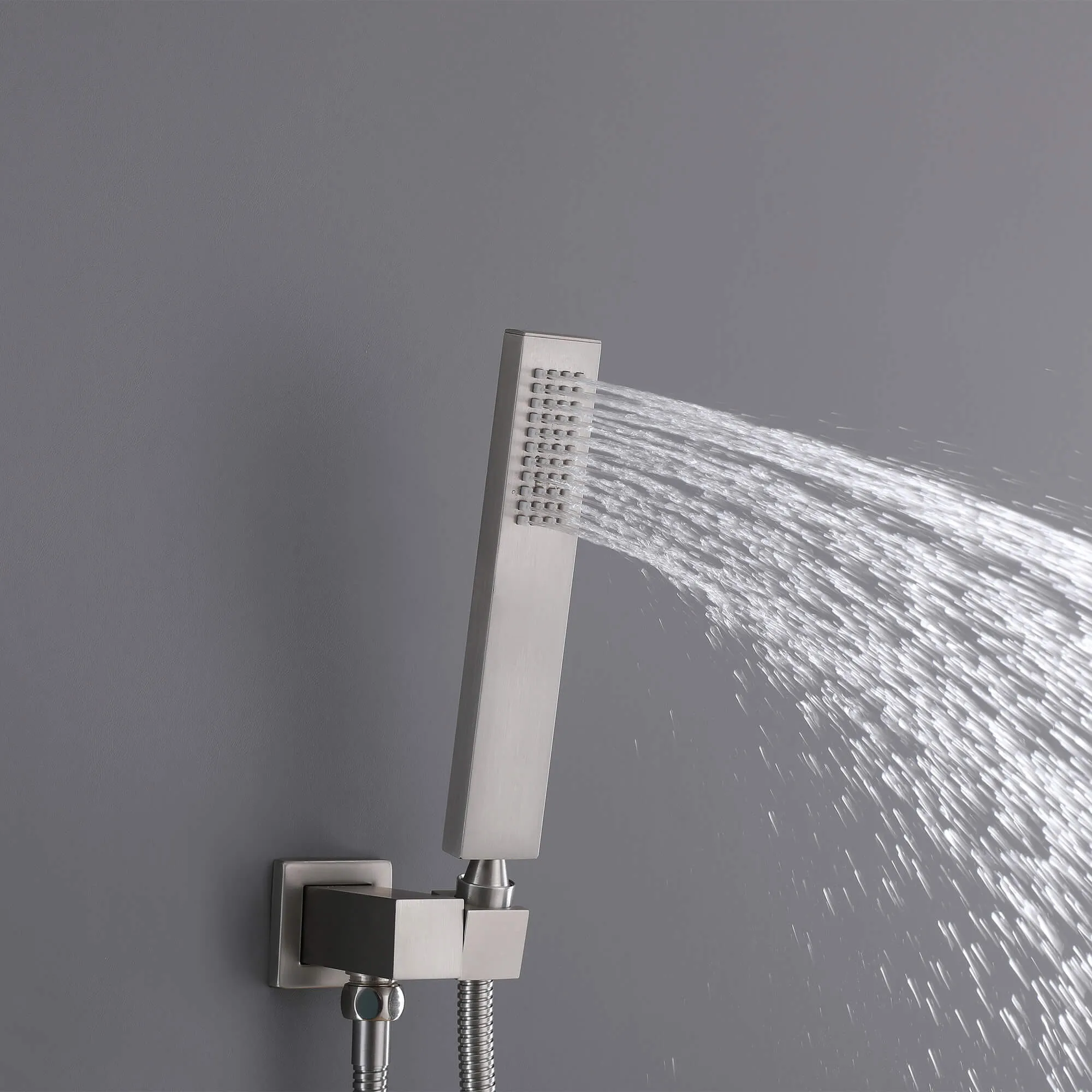Thermostatic Shower System with Temperature Display Valve and Body Jets JK0106