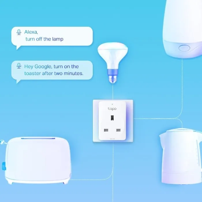 TP-Link Tapo TAPO P110 Mini Smart Wi-Fi Socket, Energy Monitoring 1.64W