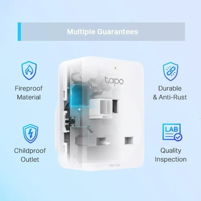 TP-Link Tapo TAPO P110 Mini Smart Wi-Fi Socket, Energy Monitoring 1.64W