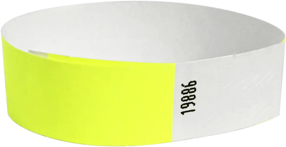 Tyvek® 3/4" Solid Color Wristbands