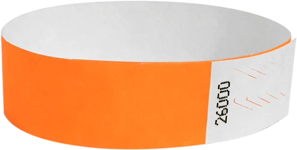 Tyvek® 3/4" Solid Color Wristbands