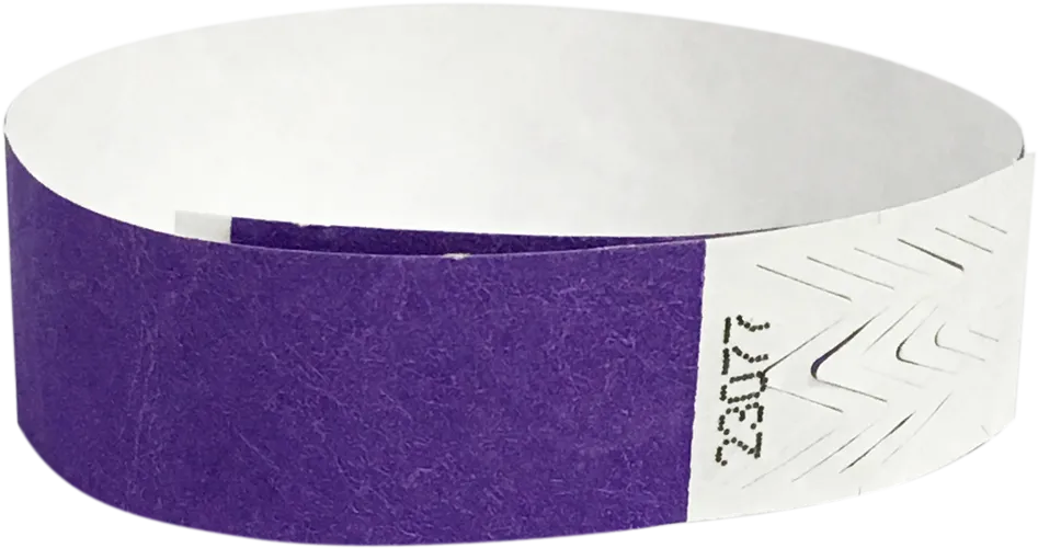 Tyvek® 3/4" Solid Color Wristbands