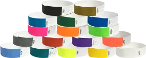 Tyvek® 3/4" Solid Color Wristbands