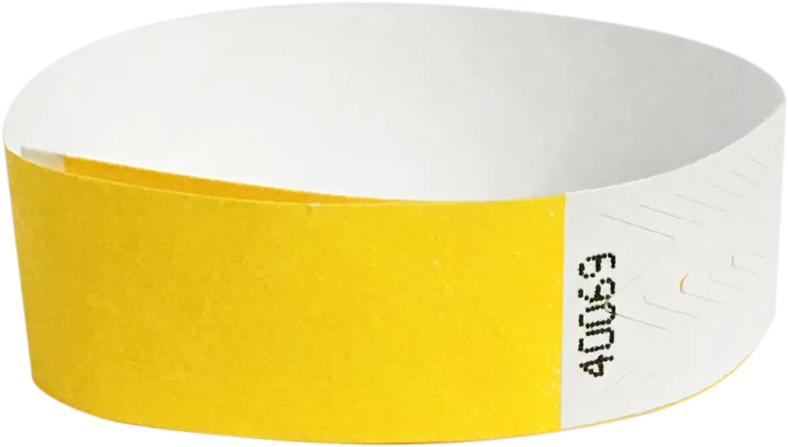 Tyvek® 3/4" Solid Color Wristbands