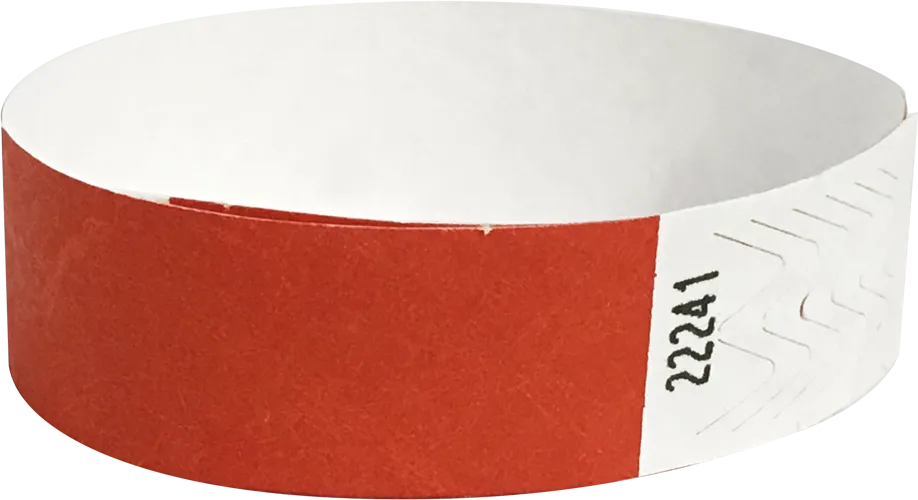 Tyvek® 3/4" Solid Color Wristbands