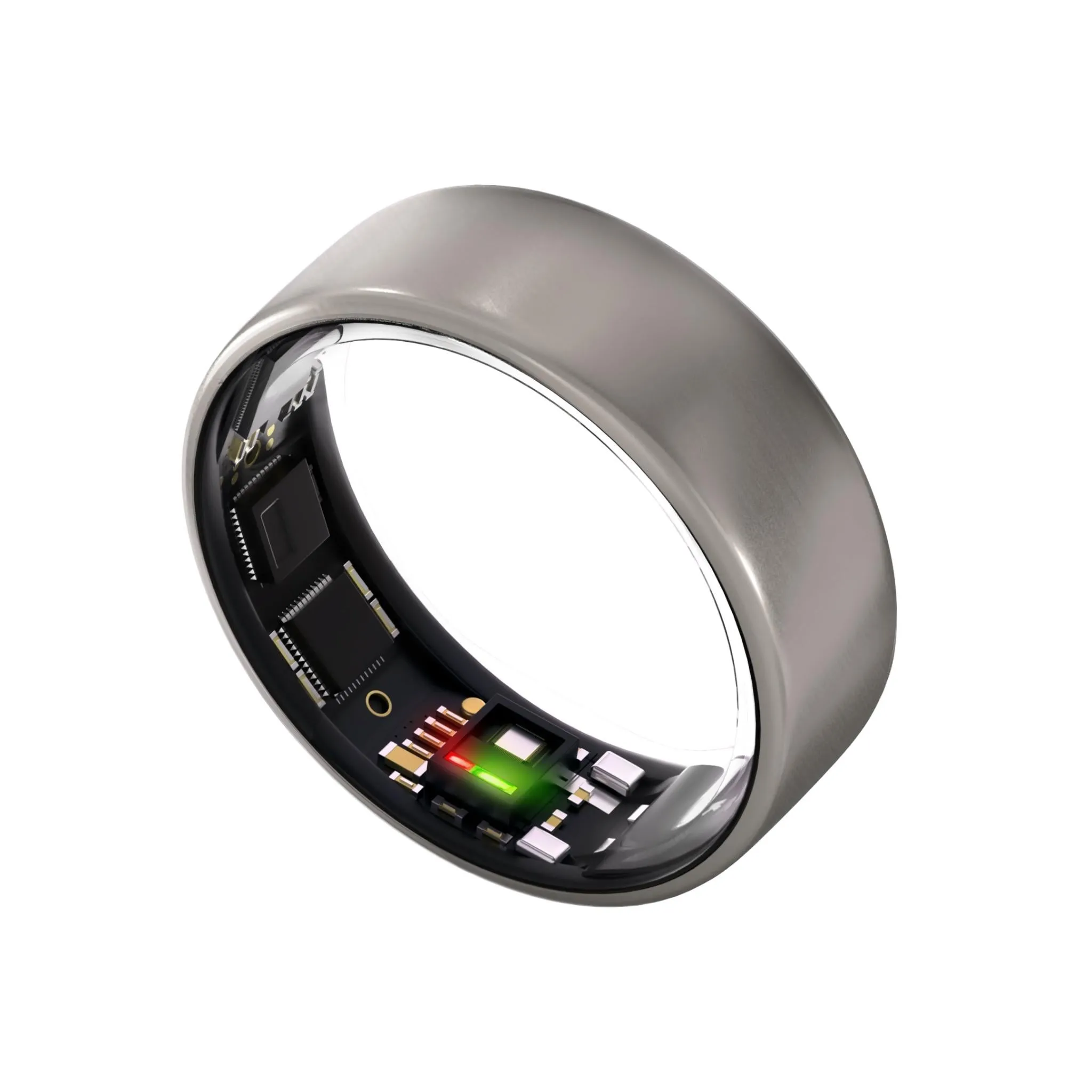 Ultrahuman Ring Air [Size 10]  (Raw Titanium)