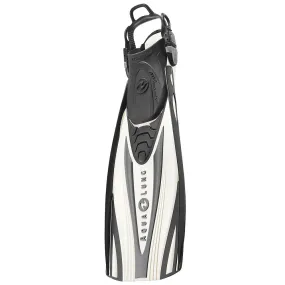 Used Aqua Lung Express Adjustable Fins - White Arctic - Large/X-Large