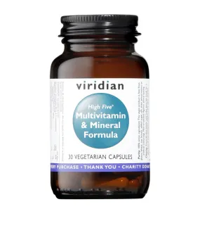 Viridian High Five Multivitamin and Mineral Formula 30cap