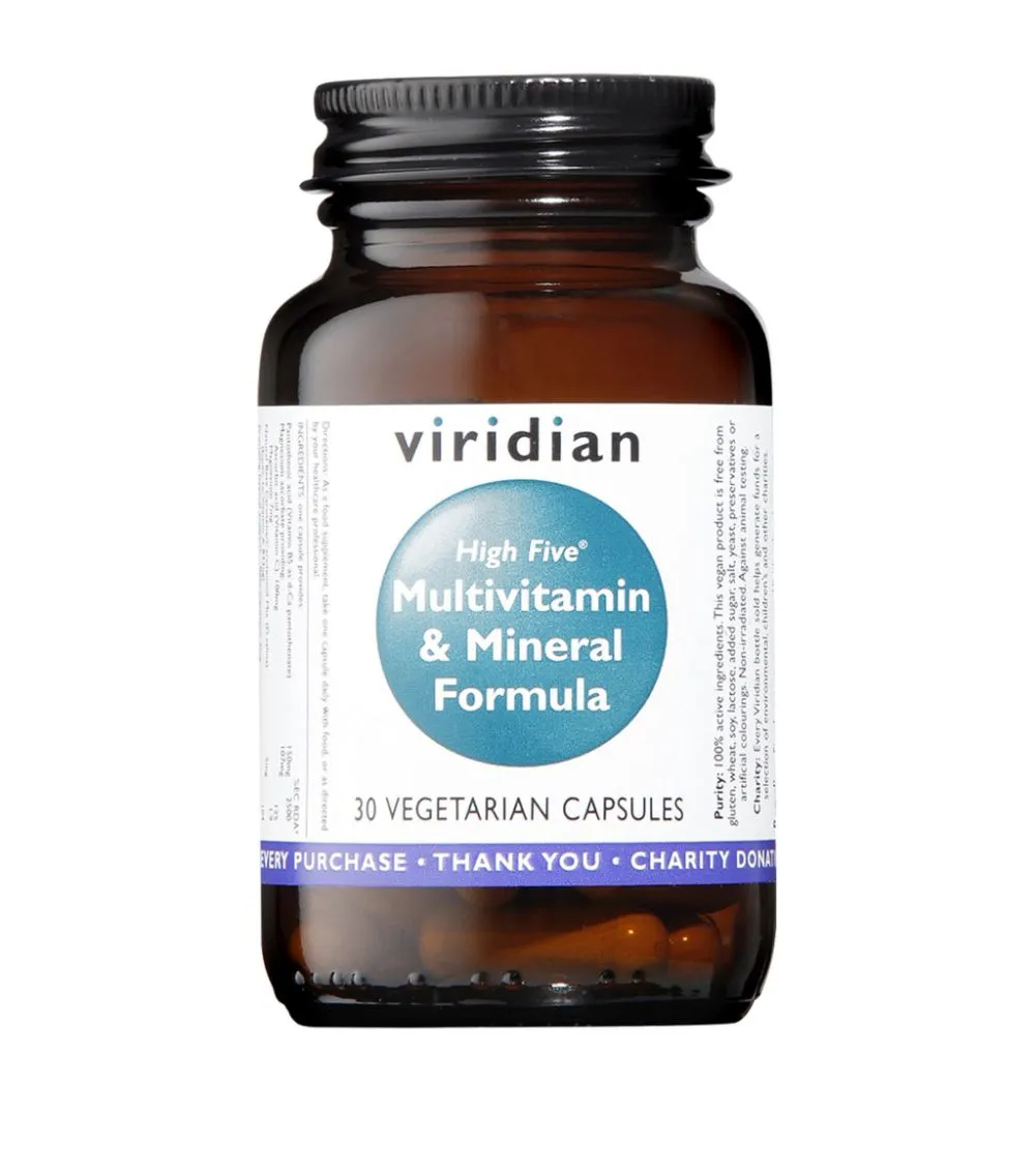 Viridian High Five Multivitamin and Mineral Formula 30cap