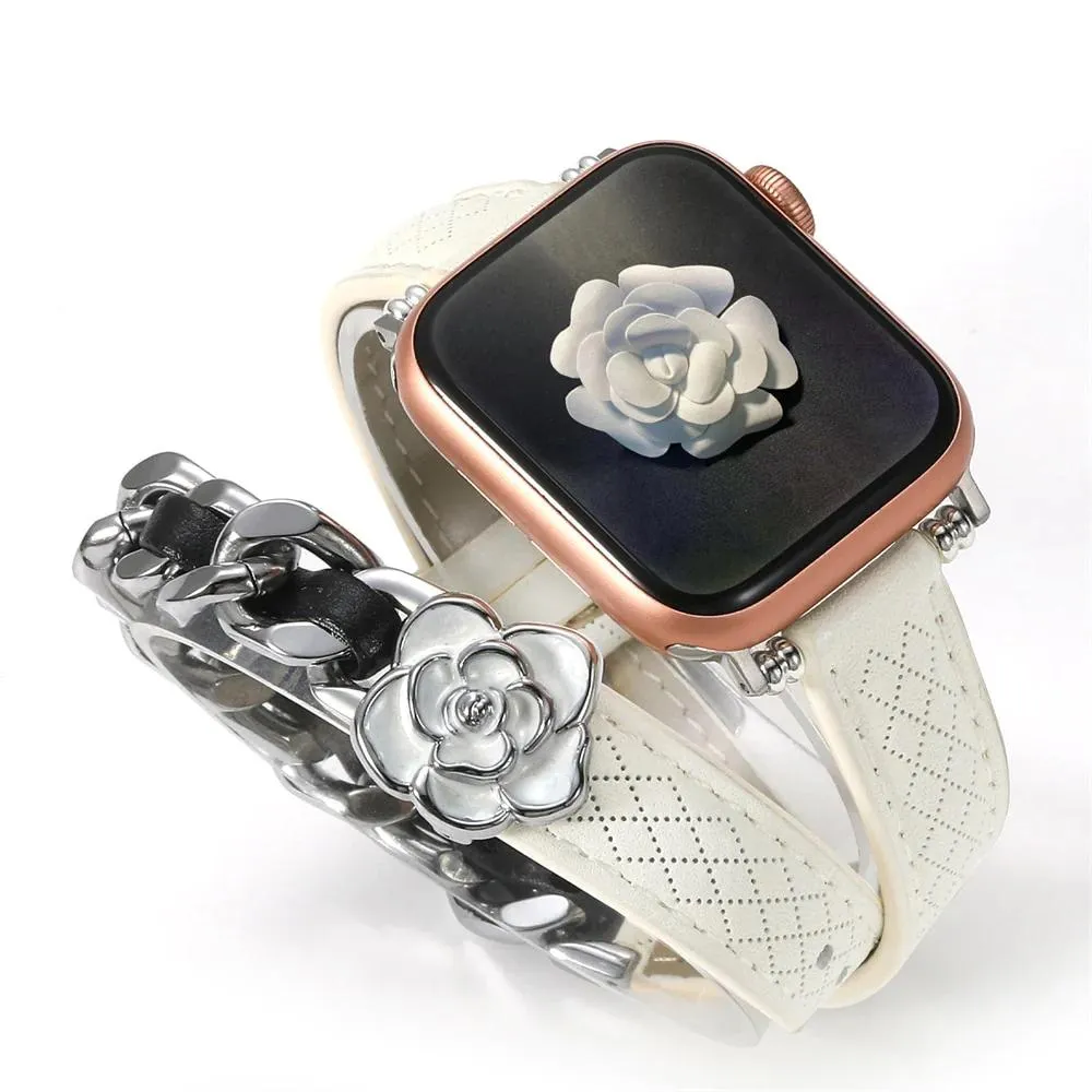 Vogue Wrap Genuine Leather Double Wrap for Apple Watch Band