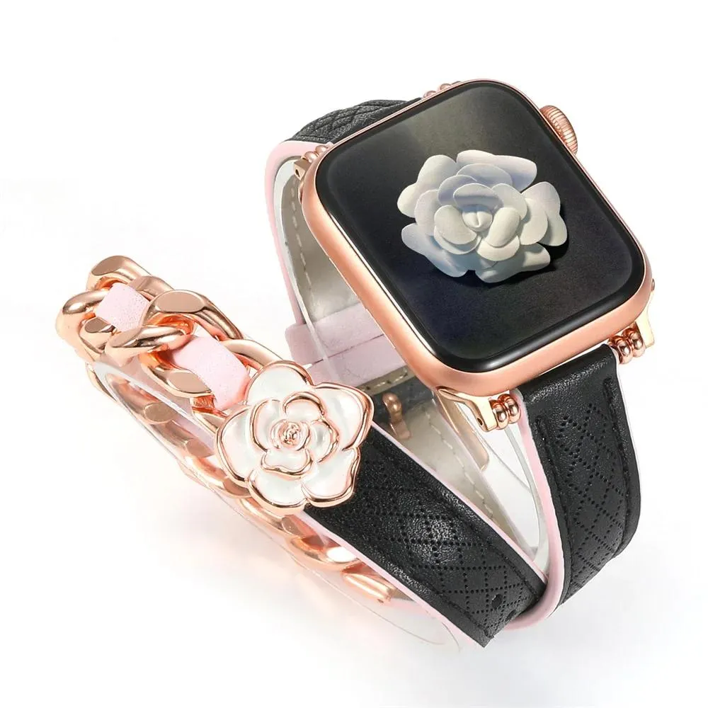 Vogue Wrap Genuine Leather Double Wrap for Apple Watch Band