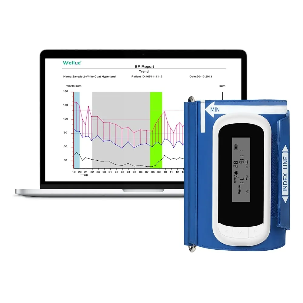 Wearable 24-Hour Ambulatory Blood Pressure Monitor