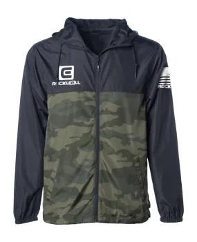 Windbreaker (Black/Green Camo)