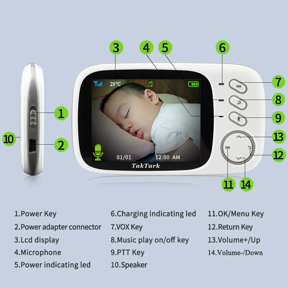 Wireless Baby Sleep Monitor for Peace of Mind
