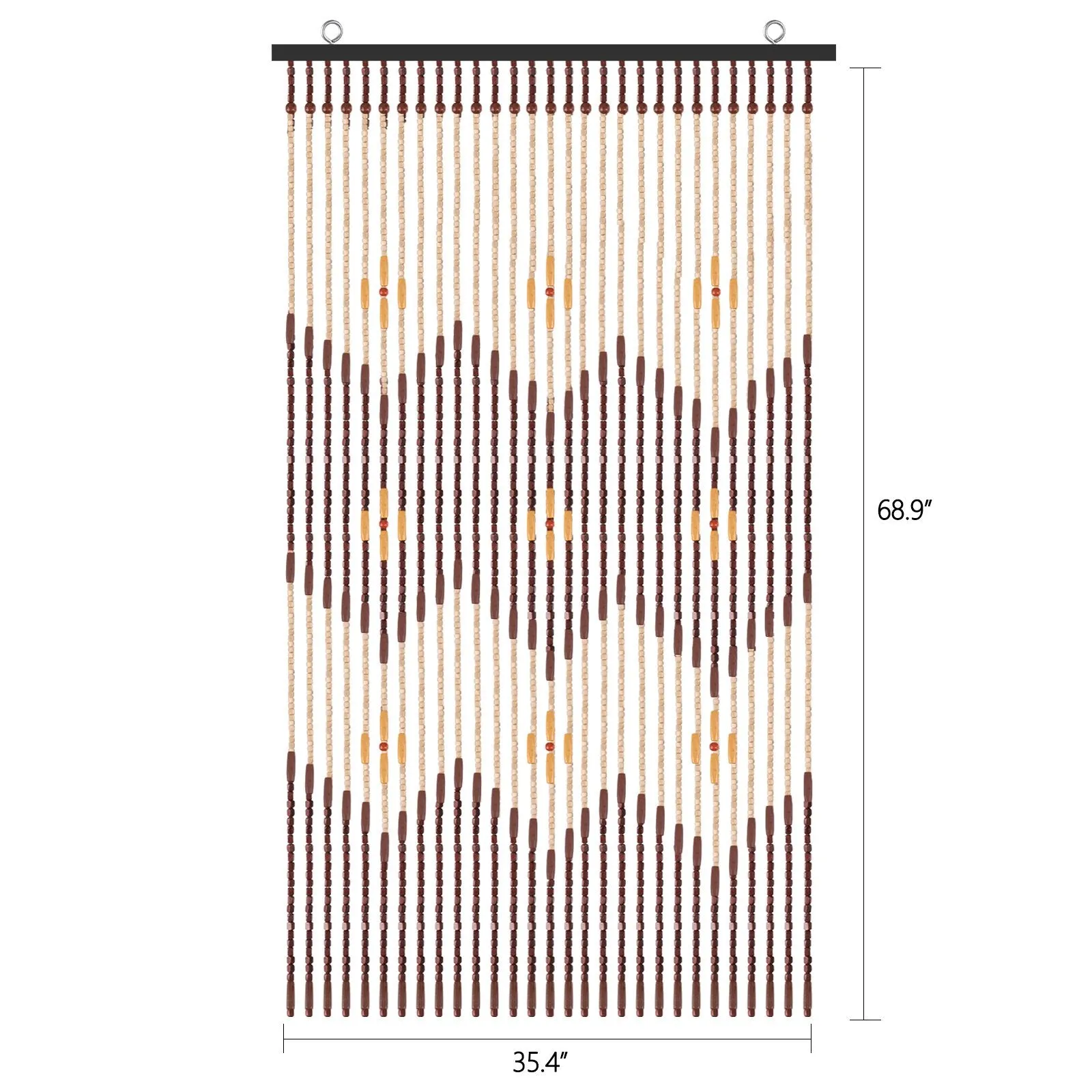 Wooden Beaded Curtain String Door Curtain Home Decor  For Doorway