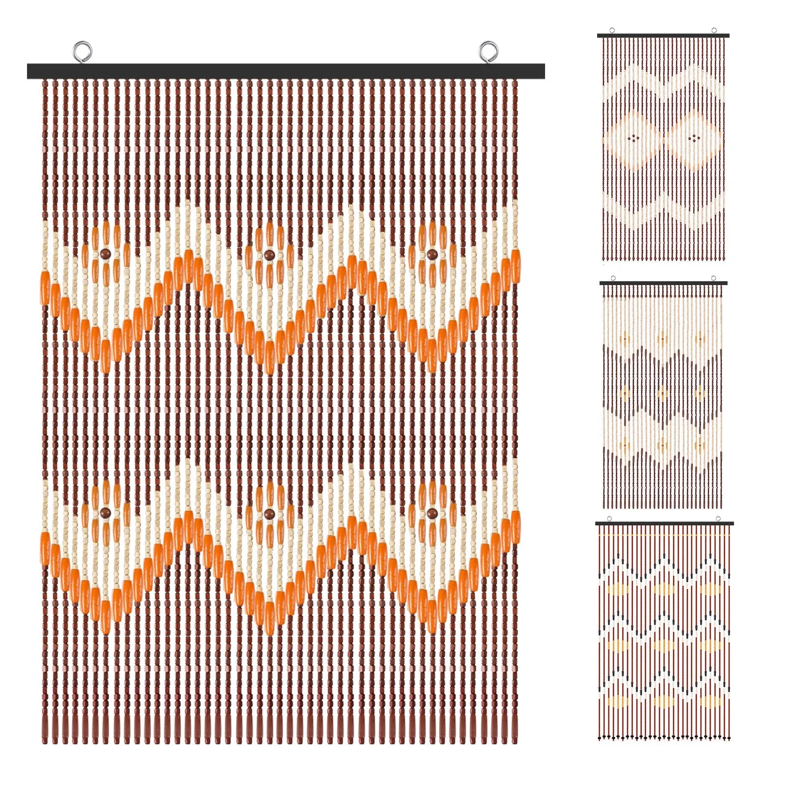 Wooden Beaded Curtain String Door Curtain Home Decor  For Doorway