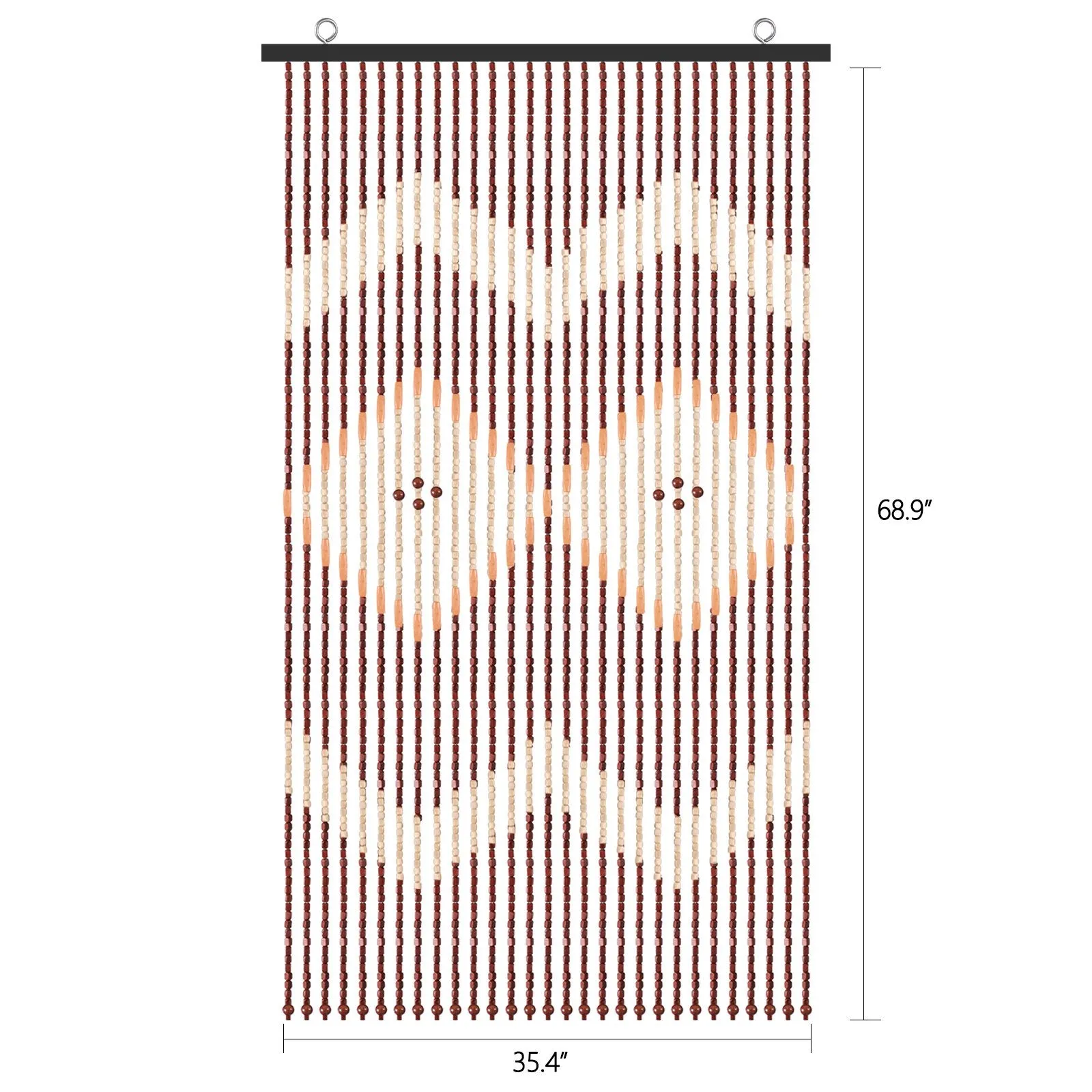 Wooden Beaded Curtain String Door Curtain Home Decor  For Doorway