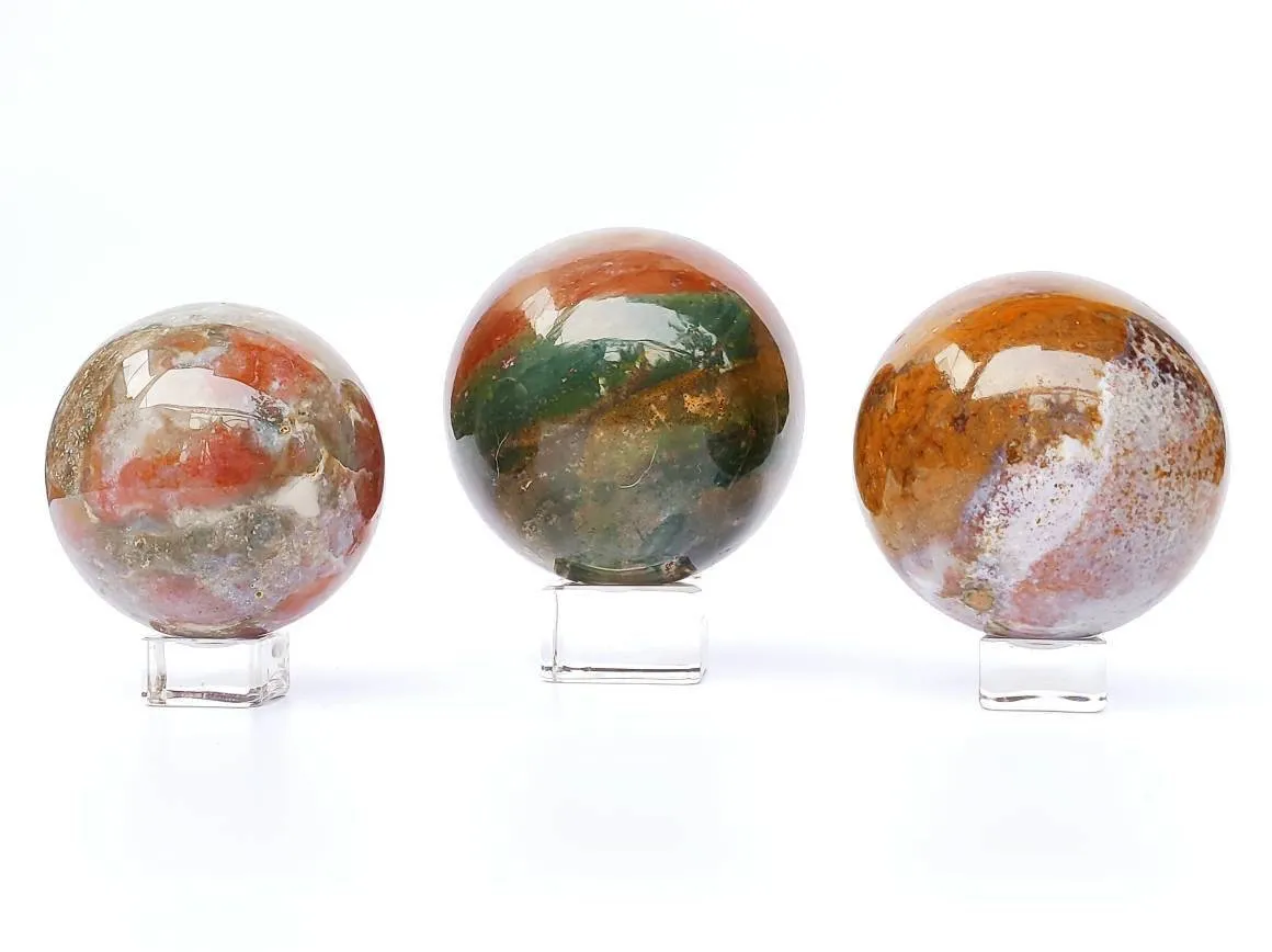 XL Ocean Jasper Agate Crystal Sphere